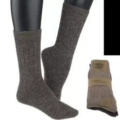 Alpakauld 2-Pak, Beige/Brun