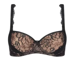 Amourette Charm WHP Padded, Black/Nude