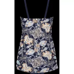 Angie Badedragt, Navy With Print