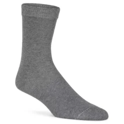 Ankel Strømpe Bomuld, Light Grey