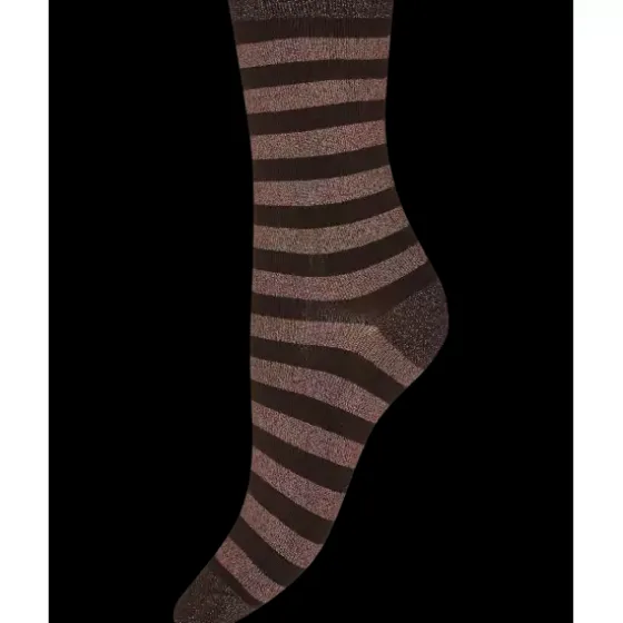 Ankelstrømpe Glimmer, Brun/Multicolor