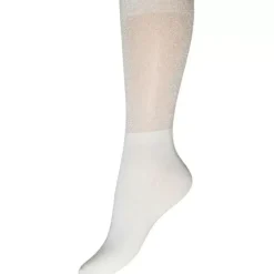 Ankelstrømpe Glimmer, Silver