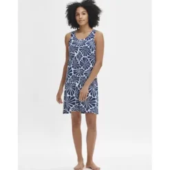 Aralia Natkjole Uden Ærme, Navy Blue