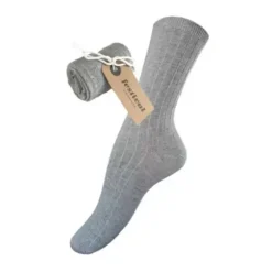 Bamboo Ankel Strømpe, Light Grey