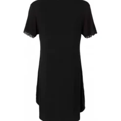 Bamboo Natkjole Kortærmet, Black