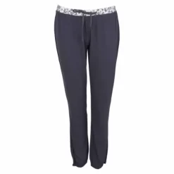 Bamboo Pyjamas Lang Ærme, Graphite Flower