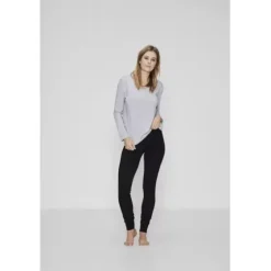 Bambus - Bomuld Leggings, Sort