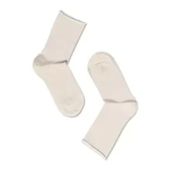 Bambus Ankelstrømpe, Beige