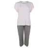 Bambus Pyjamas, Grey-Lavendel