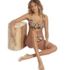 Bikini Halterneck Top, Tiramisu