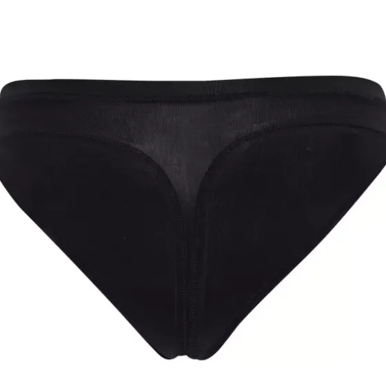 Bomuld - Bambus String, Black