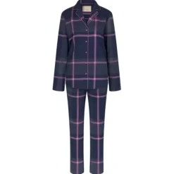 Boyfriend Pyjamas Check, Blue Dark Combination