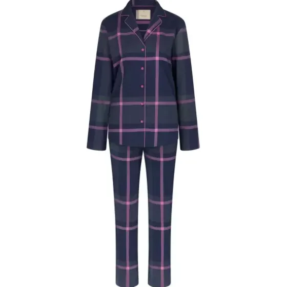 Boyfriend Pyjamas Check, Blue Dark Combination