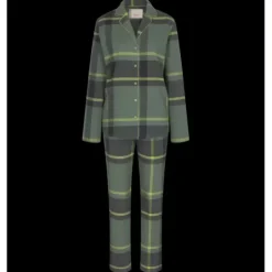 Boyfriend Pyjamas Check, Green Combination