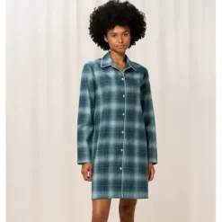 Boyfriend Skjorte, Green Combination