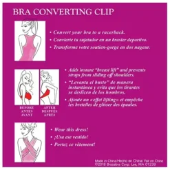 Bra Converting Clip 3-Pack, Multicolor