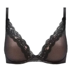 Brooklyn Plunge Bra, Black