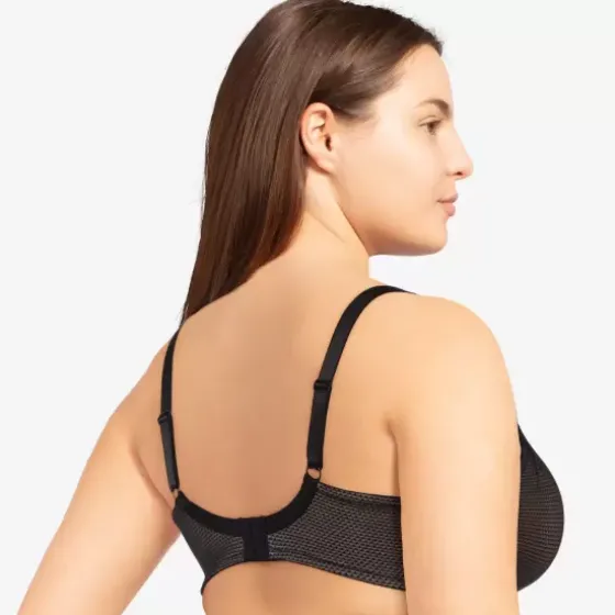 Brooklyn Plunge Bra, Black