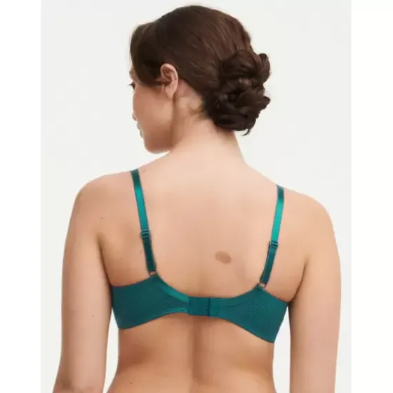 Brooklyn Plunge Bra, Oriental Green