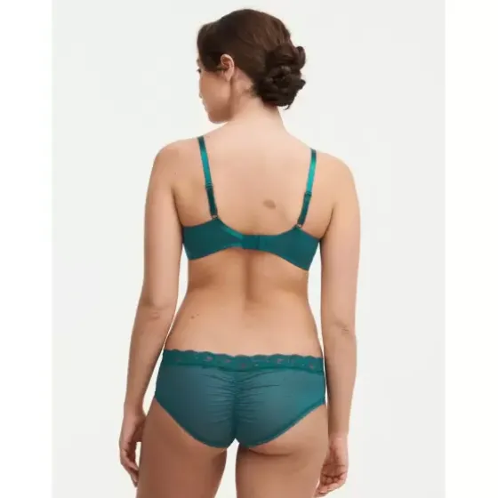 Brooklyn Plunge Bra, Oriental Green