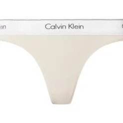 Calvin Klein String, Buff Beige Silver
