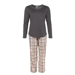 Cotten Fannel Pyjamas, Graphite