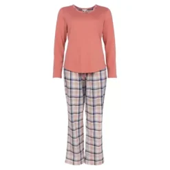 Cotten Fannel Pyjamas, Terracotta