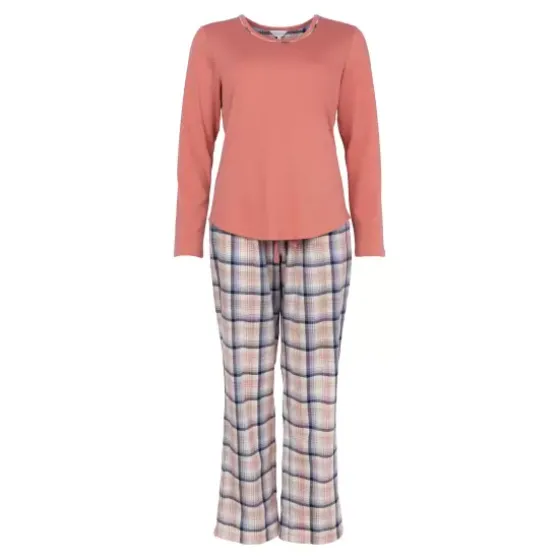 Cotten Fannel Pyjamas, Terracotta