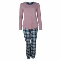 Cotton Flannel Pyjamas, Winter Rose