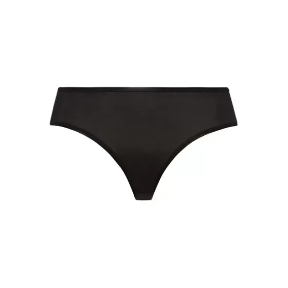 Cotton Seamless Midi, Black
