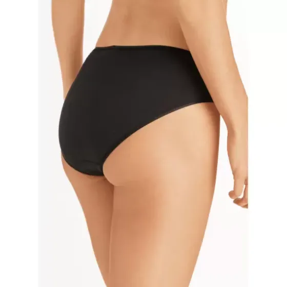 Cotton Seamless Midi, Black