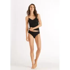 Cotton Seamless Midi, Black