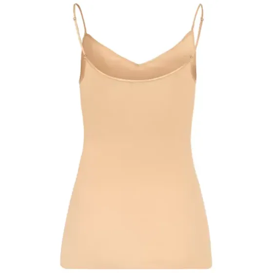 Cotton Seamless Top, Beige