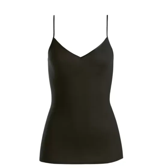 Cotton Seamless Top, Black