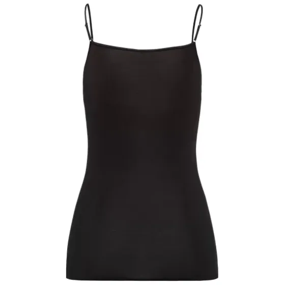 Cotton Seamless Top, Black