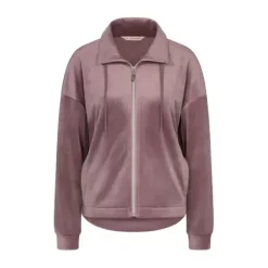 Cozy Comfort Trøje m/lynlås, Dark Grey Melange