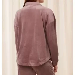 Cozy Comfort Trøje m/lynlås, Dark Grey Melange