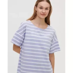 Dam Big Shirt Maininki, Lyseblå