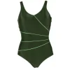 Daniella Badedragt, Olive/Lime