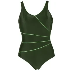 Daniella Badedragt, Olive/Lime