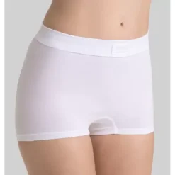 Double Comfort Shorts, White