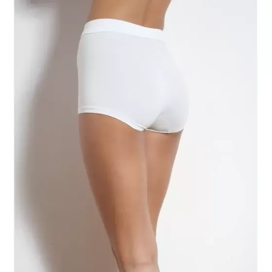 Double Comfort Shorts, White