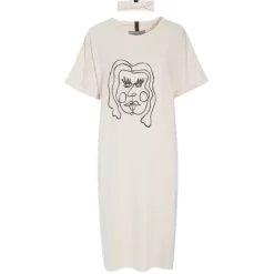 Dress With Print, Soft Rose