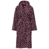 Fleece Kåbe Prikket, Aubergine