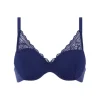 Floral Padded, Danube Blue