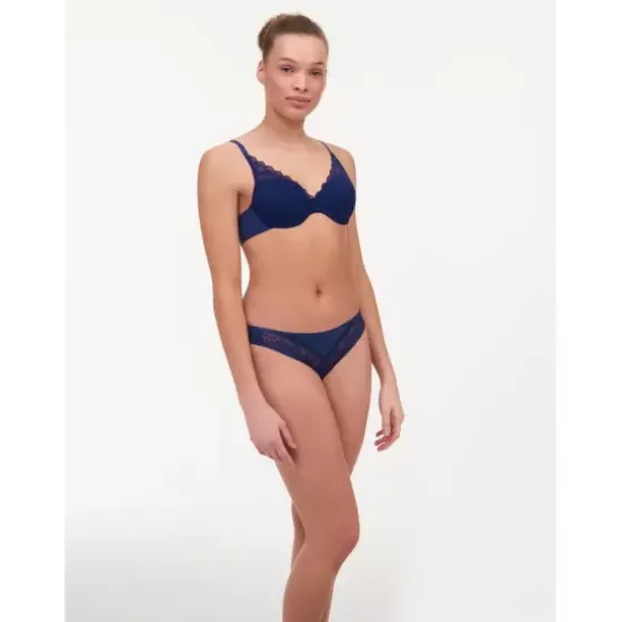 Floral Padded, Danube Blue