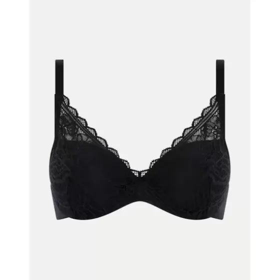 Floral Touch Bra Fill, Black