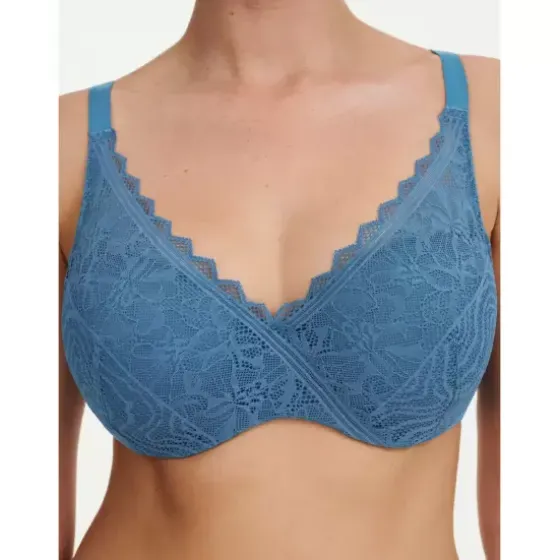 Floral Touch Bra Fill, Jeans Blue