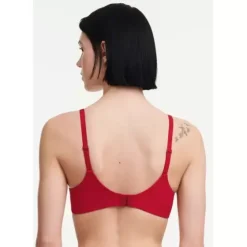 Floral Touch Padded, Scarlet