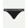 Floral Touch Tanga, Black